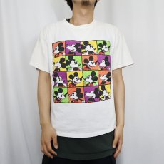 画像2: 80's DIsney USA製 "MICKEY MOUSE" キャラクタープリントTシャツ L (2)