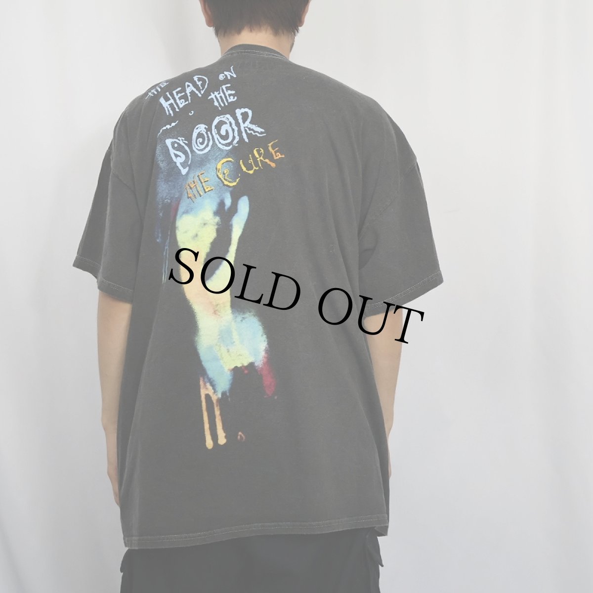 画像4: 2023 THE CURE "THE HEAD ON THE DOOR" ロックバンドプリントTシャツ BLACK (4)