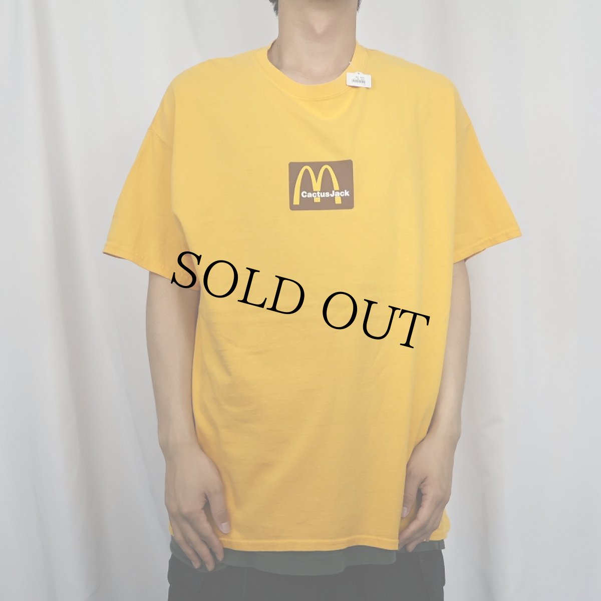 画像2: Cactus Jack×McDonald's ロゴプリント ヒップホップTシャツ L (2)