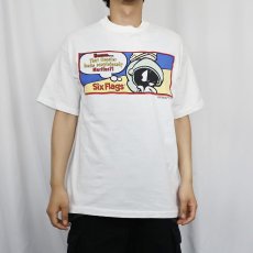 画像2: 90's Marvin the Martian USA製 キャラクタープリントTシャツ L (2)