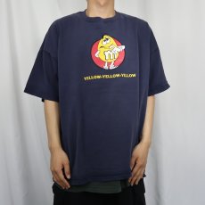 画像2: 2000's m&m's チョコレートブランド キャラクタープリントTシャツ NAVY  (2)