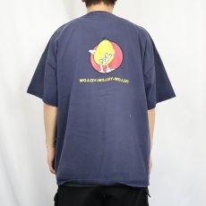 画像3: 2000's m&m's チョコレートブランド キャラクタープリントTシャツ NAVY  (3)