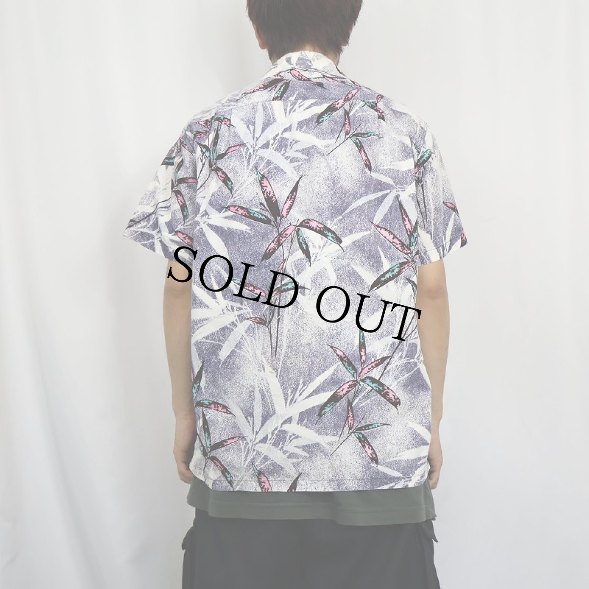 画像3: 60's Malihini HAWAII製 オールオーバーパターン コットンアロハシャツ M (3)