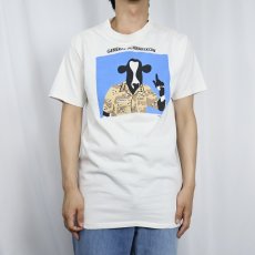 画像2: 90's Woody Jackson USA製 "GENERAL SCHWARZKOW" アートプリントTシャツ L (2)