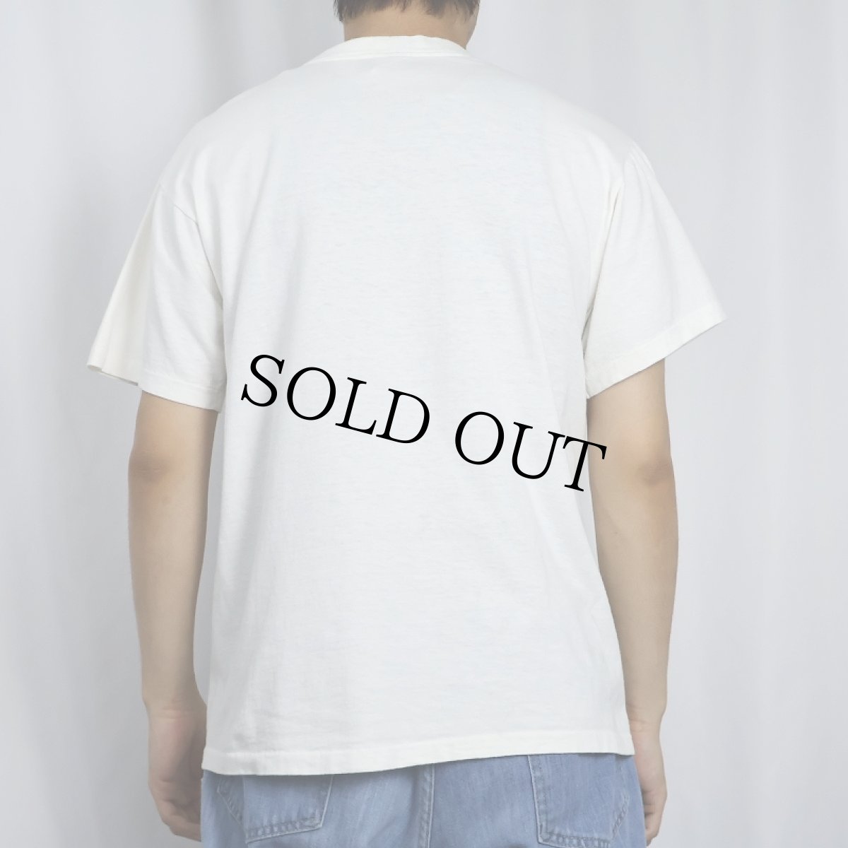 画像3: 80's Woody Jackson USA製 "UNCLE SAM WANTS MOO" アートプリントTシャツ M (3)
