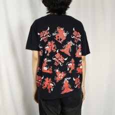 画像3: 90's "THE DEVIL MADE ME DO IT" 四十八手 デビルプリント エロTシャツ BLACK L (3)