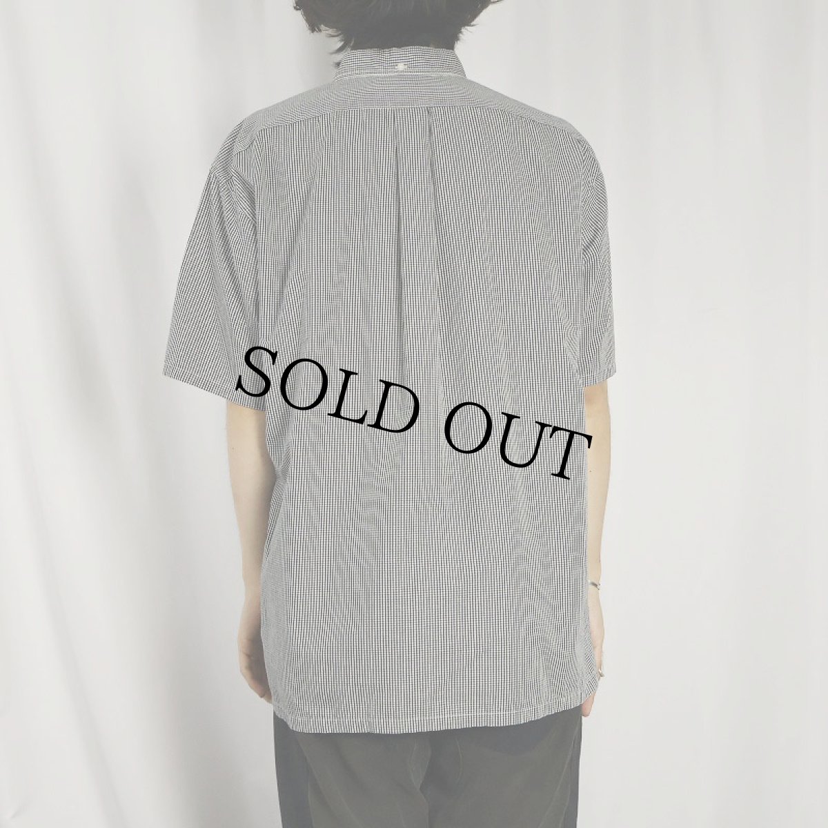 画像3: POLO Ralph Lauren "GREGGOR" ギンガムチェック柄 ロゴ刺繍 コットンボタンダウンシャツ BLACK M (3)