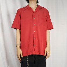 画像2: POLO Ralph Lauren コットン × シルク オープンカラーシャツ S (2)