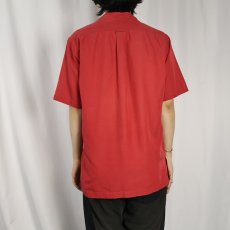 画像3: POLO Ralph Lauren コットン × シルク オープンカラーシャツ S (3)