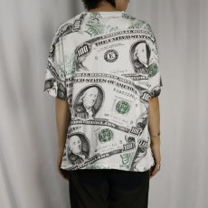 画像3: 90's ＄100 総柄プリントTシャツ  (3)