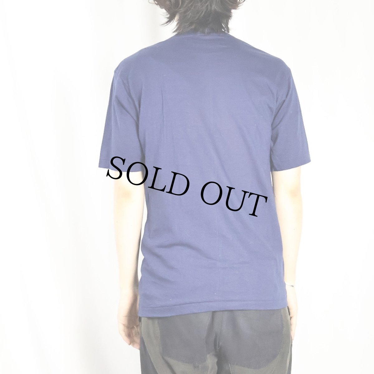 画像3: 80's SNOOPY USA製 "MY SON SURVIVED" キャラクタープリントTシャツ NAVY M (3)