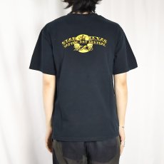 画像4: 2000's "STAR OF TEXAS TATTOO ART REVIVAL" イラストプリントTシャツ BLACK M (4)