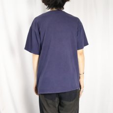 画像3: 80's RUSSELL ATHLETIC USA製 無地Tシャツ NAVY L (3)