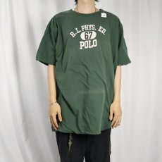 画像3: 90's POLO Ralph Lauren USA製 ダブルフェイス リバーシブルTシャツ GREEN XL (3)