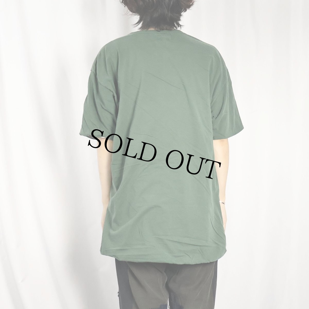 画像4: 90's POLO Ralph Lauren USA製 ダブルフェイス リバーシブルTシャツ GREEN XL (4)