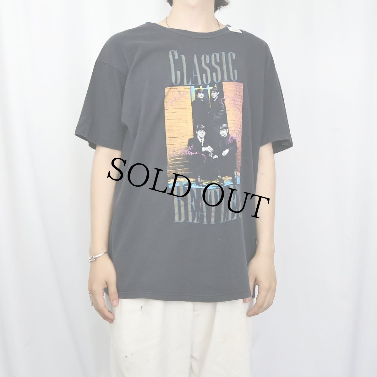 画像3: 80's THE BEATLES USA製 "CLASSIC BEATLES" ロックバンドプリントTシャツ BLACK XL (3)