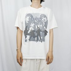 画像3: 90〜2000's THE BEATLES ロックバンドプリントTシャツ L (3)