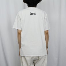 画像4: 90〜2000's THE BEATLES ロックバンドプリントTシャツ L (4)