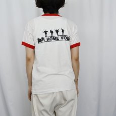 画像4: 80's THE BEATLES USA製 "HELP!" ロックバンドプリントリンガーTシャツ L (4)