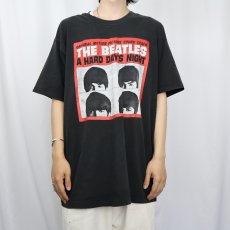 画像3: 90's THE BEATLES USA製 "A HARD DAY'S NIGHT" ロックバンドプリントTシャツ BLACK XL (3)