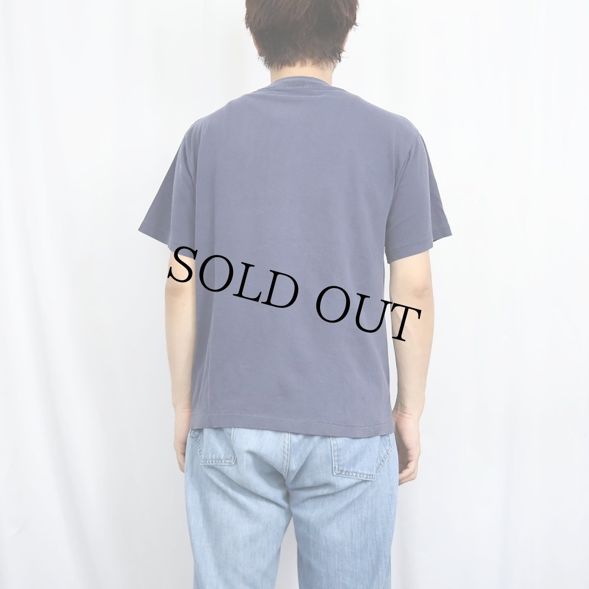 画像3: 90's halfmoon PRODUCTIONS プリントTシャツ NAVY M (3)