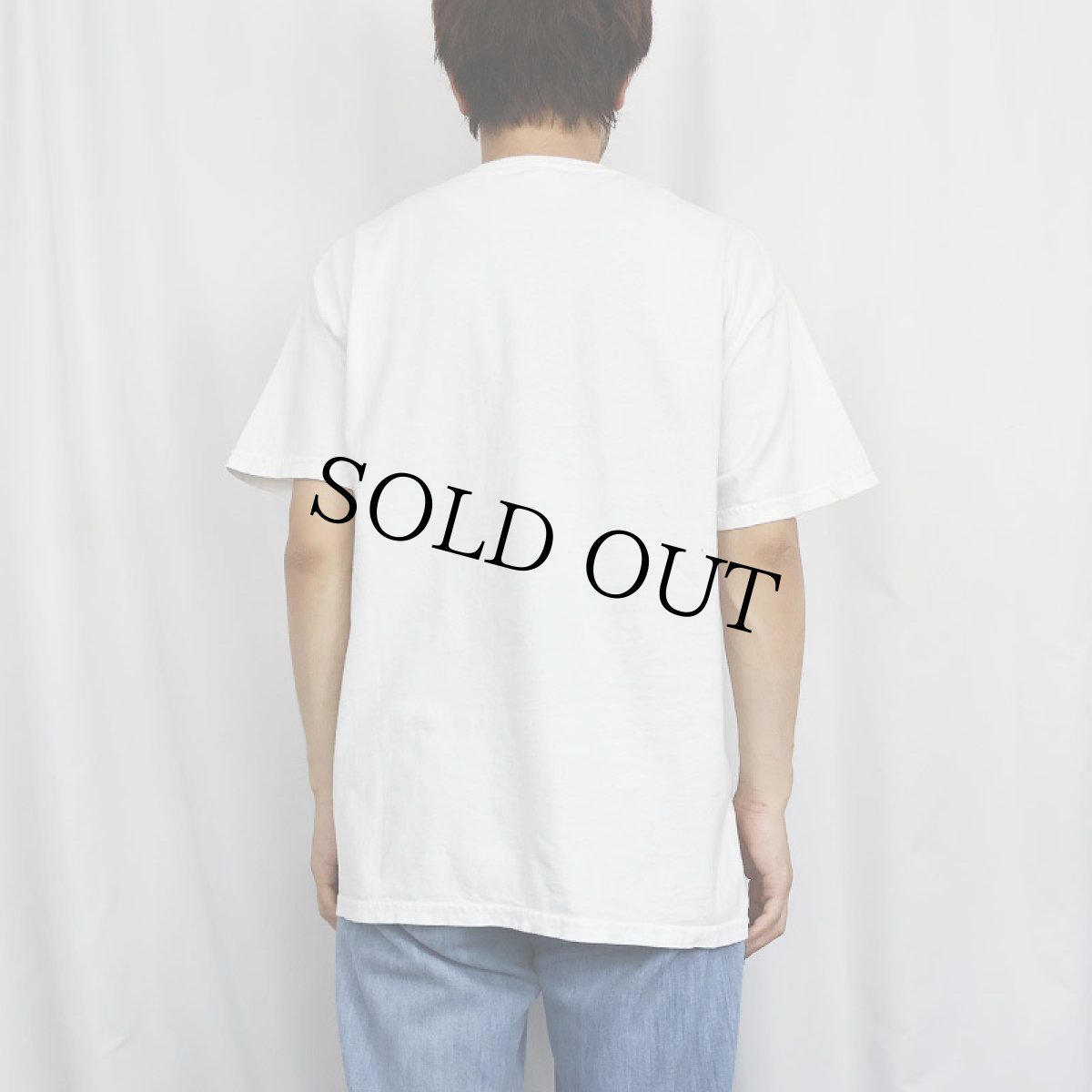 画像3: 2000's "Naples,EL" スマイルプリントTシャツ L (3)