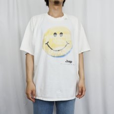画像2: 90〜2000's Jeep スマイルプリントTシャツ XL (2)