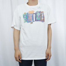 画像2: 90's NICKELODEON TVチャンネル プリントTシャツ  (2)
