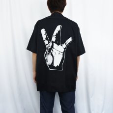 画像4: Dickies "ICE CUBE" ヒップホッププリント ワークシャツ BLACK L (4)