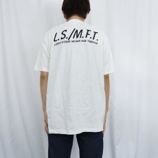 画像4: 90's LUCKY STRIKE USA製 たばこメーカー ロゴプリントTシャツ  (4)