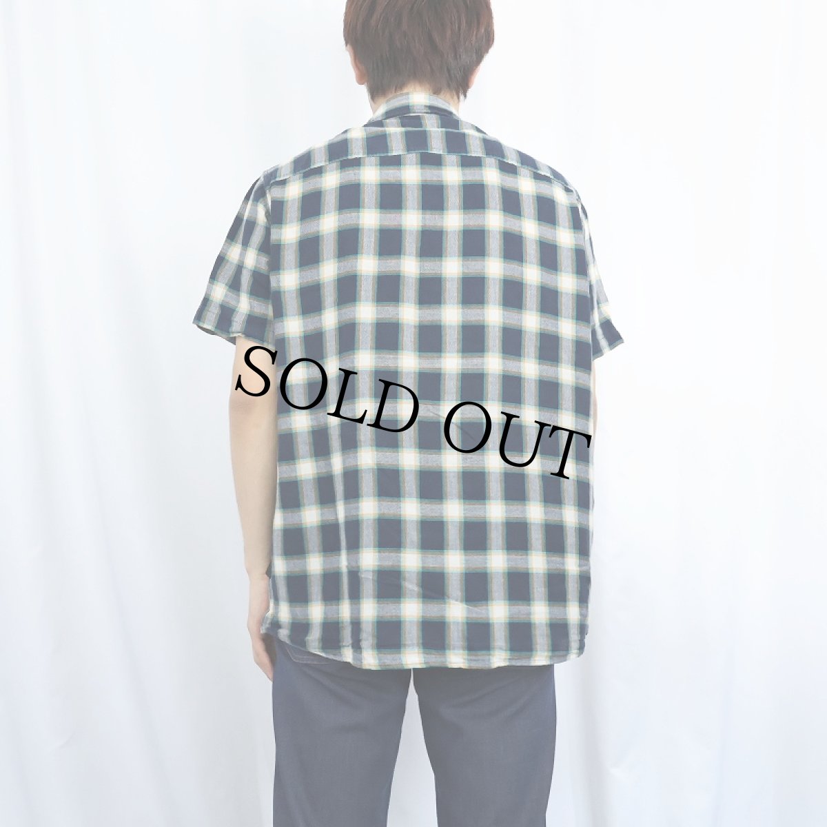 画像3: 2017SS Patagonia チェック柄 コットンシャツ L (3)