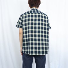 画像3: 2017SS Patagonia チェック柄 コットンシャツ L (3)