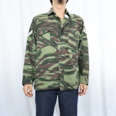 画像2: 70〜80's リザードカモ柄 HBT フィールドシャツ SIZE40 (2)