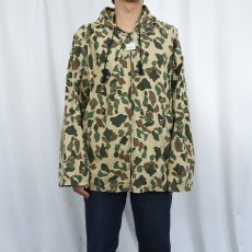 画像2: 60〜70's GENUINE HUDSON BAY HERTERS ダックハンターカモ柄 ジップパーカー   (2)