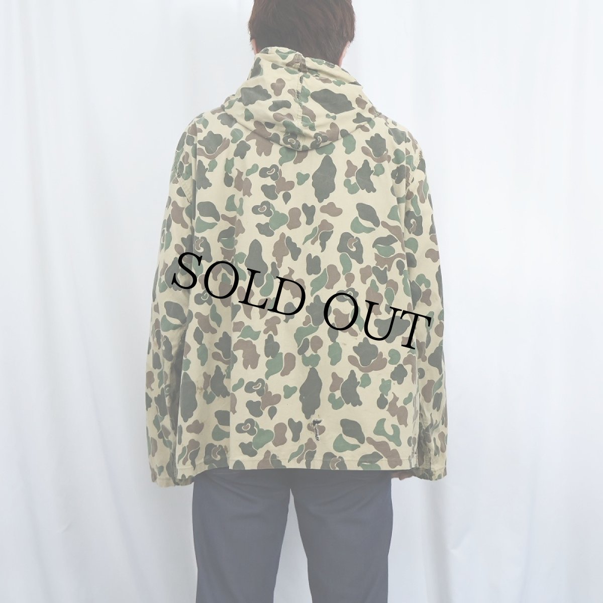 画像3: 60〜70's GENUINE HUDSON BAY HERTERS ダックハンターカモ柄 ジップパーカー (3)