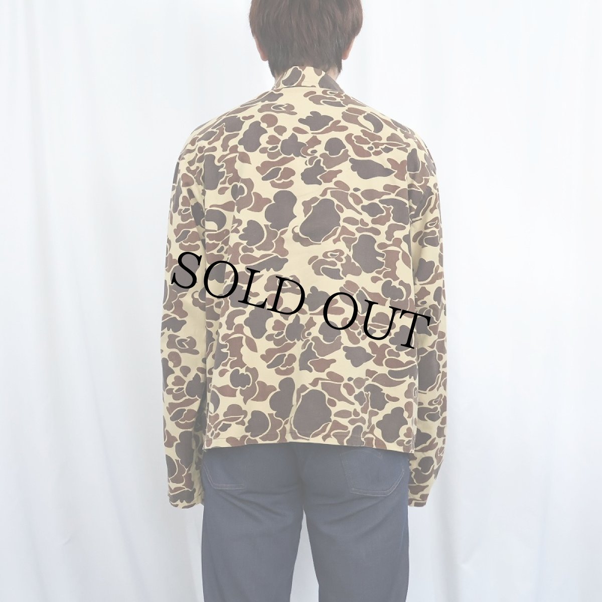 画像3: 80's BLACK SHEEP ダックハンターカモ柄 ハンティングジャケット L (3)