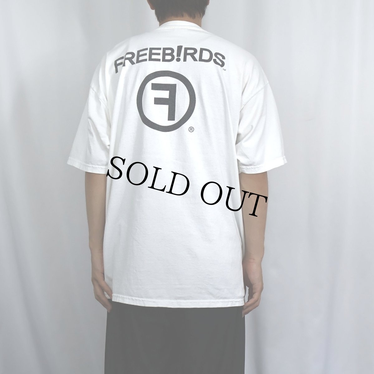 画像3: 2000's FREEBIRDS "Unwrap My Monster" ブリトーショップ プリントTシャツ XL (3)