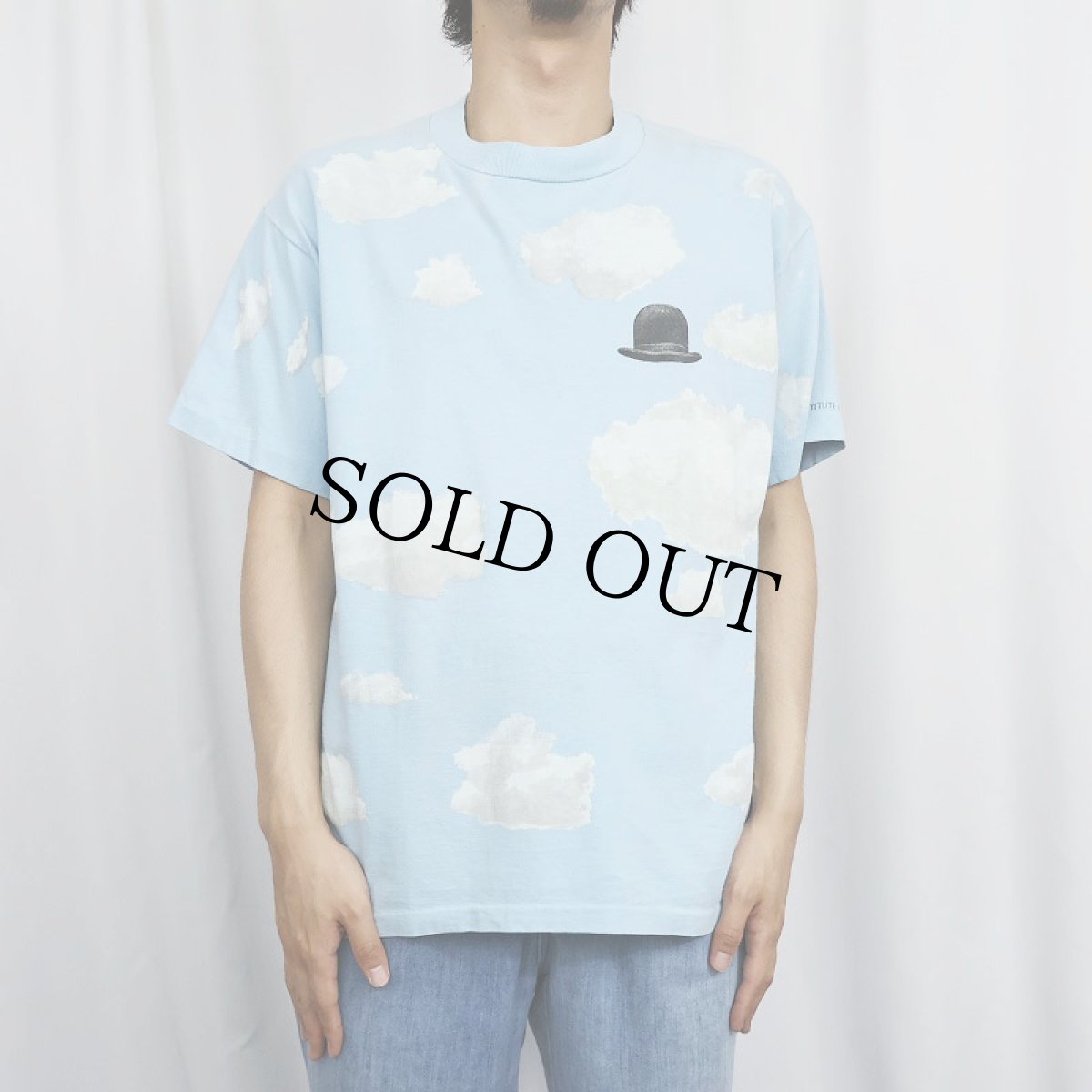 画像3: 90's Rene Magritte USA製 "THE ART INSTITUTE OF CHICAGO" アートプリントTシャツ L (3)