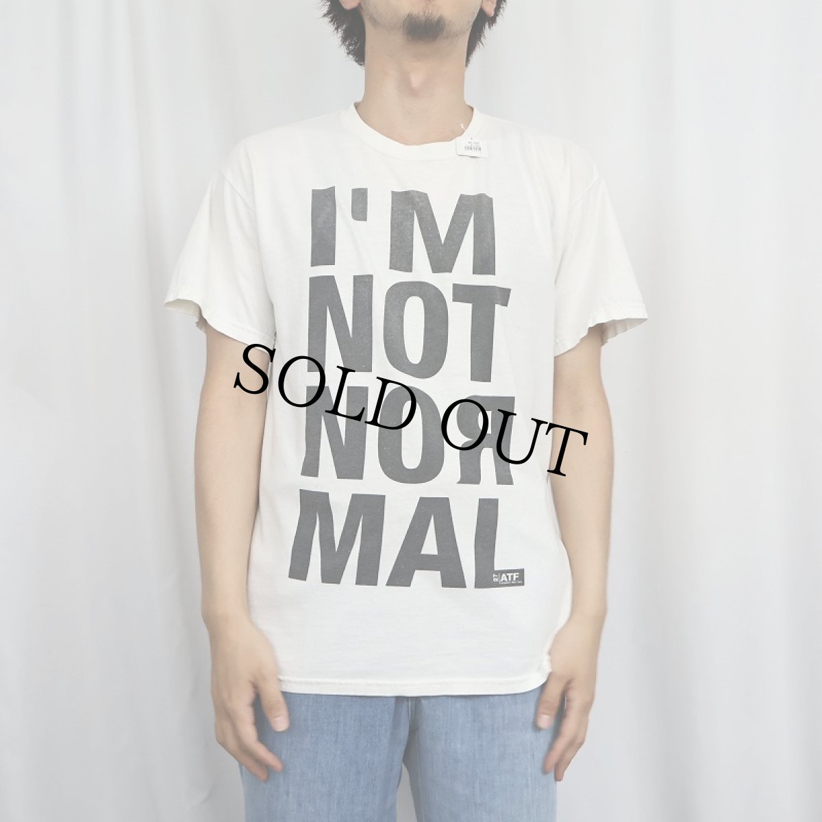 画像2: 2000's AFT "I'm Not Normal" プリントTシャツ M (2)