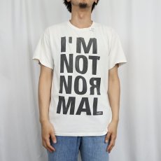 画像2: 【お客様専用ページ】2000's AFT "I'm Not Normal" プリントTシャツ M  (2)