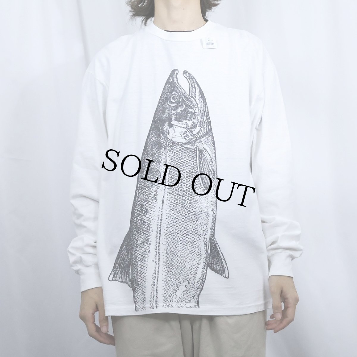 画像3: 80's Thomas Prochaska USA製 魚 大判プリントロンT XL (3)