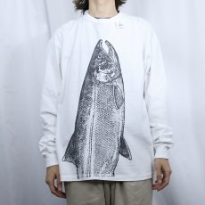 画像3: 80's Thomas Prochaska USA製 魚 大判プリントロンT XL (3)