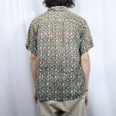 画像3: 60's ALOHA SHIRTS 総柄 レーヨンアロハシャツ M (3)