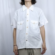 画像2: 40's Buck Skein Sportsman コットンシャツ  (2)