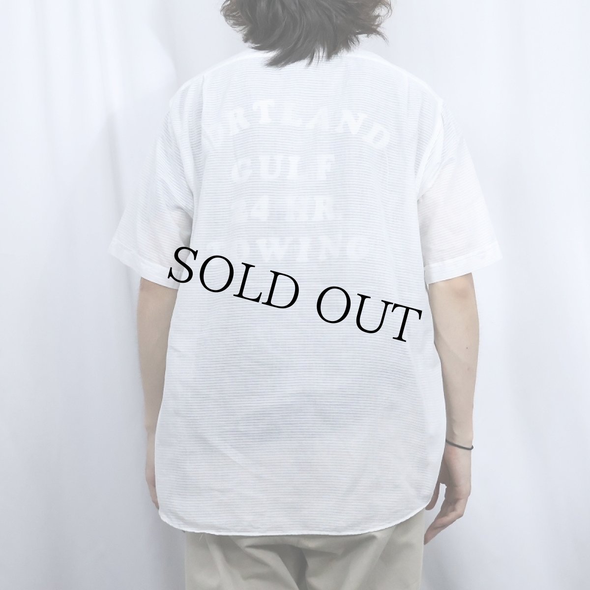 画像3: 60's B.V.D. "Two Timer" ストライプ柄 コットンシャツ (3)