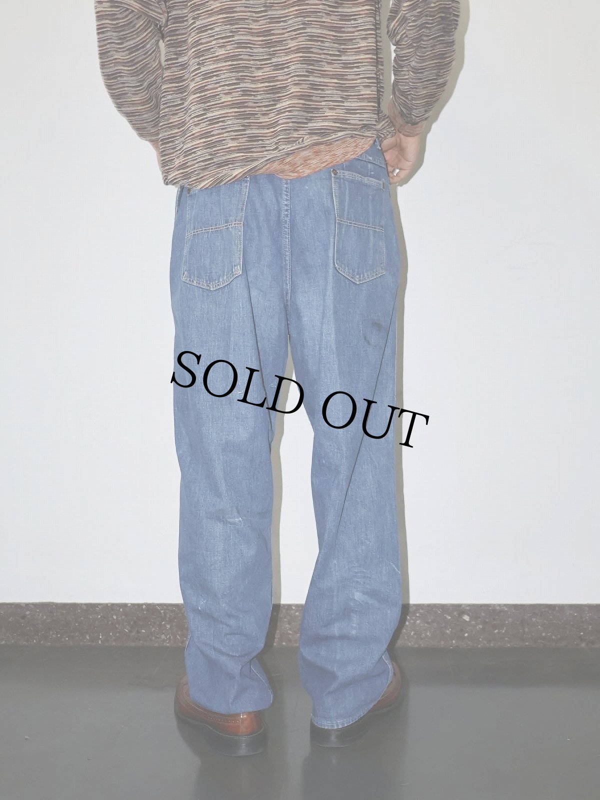 画像5: 50〜60's Sanforized デニムランチパンツ W30 (5)