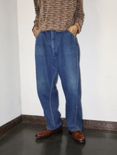 画像4: 50〜60's POWR HOUSE デニムペインターパンツ W35 (4)
