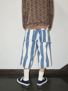 画像6: Levi's SILVER TAB "CARPENTER" ストライプ柄 ペインターショーツ W32 (6)