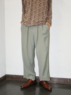 画像4: 80〜90's GIORGIO ARMANI ITALY製 2タック ピュアウールスラックス W35 (4)
