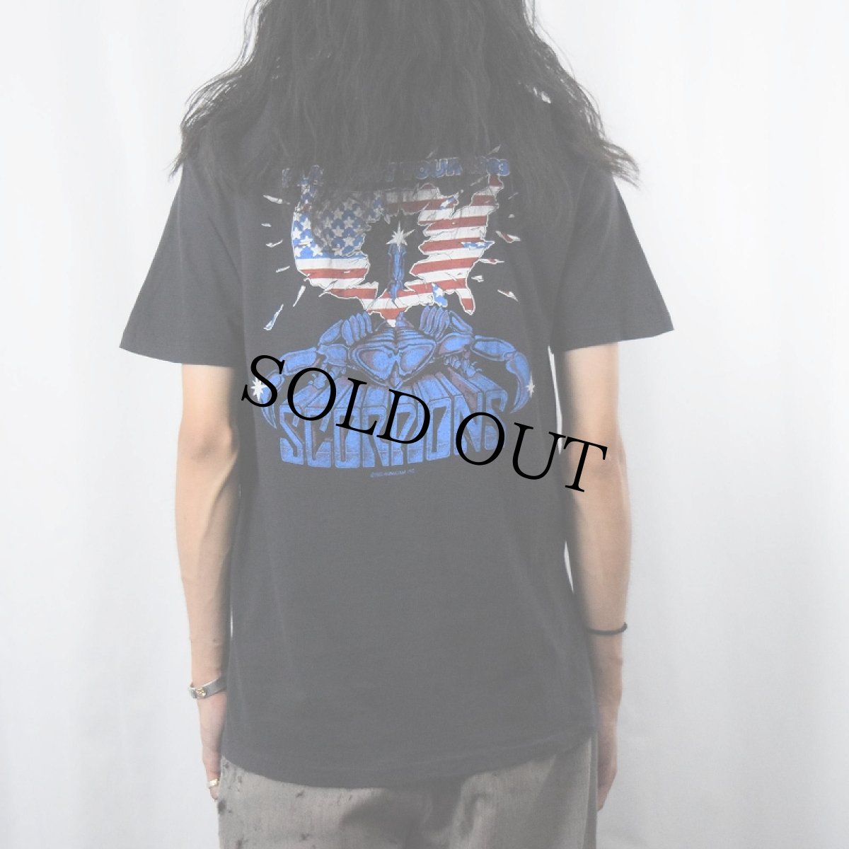 画像3: 1983 SCORPIONS USA製 "BLACKOUT TOUR" ヘヴィメタルバンドツアーTシャツ L (3)